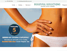 Tablet Screenshot of beautifulreflections.net